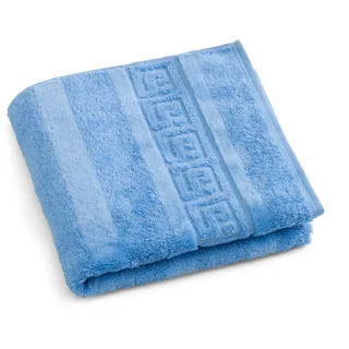 CaWö Handtuch Noblesse 50 x 100 cm Baumwolle Blau Azur