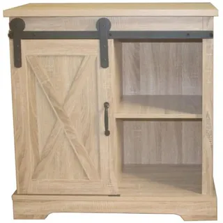 Hti-Living Anrichte mit Schiebetür 79 x 81,5 x 39 cm Beige