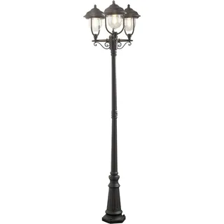 Konstsmide Laterne schwarz 218,0 cm wetterfest 1x E27 LED