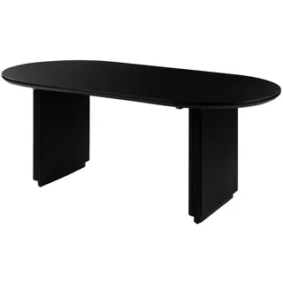MASSIVMOEBEL24.DE BARCELONA 180 x 76 x 90 cm schwarz