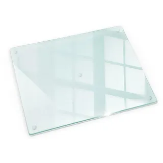Tulup Glasschneidebrett 1-tlg. 52 x 40 cm Transparent