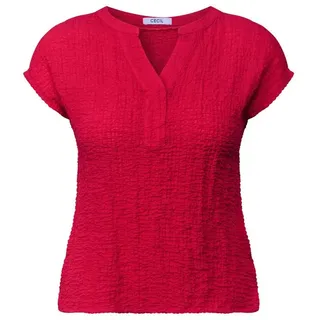 Cecil Strukturbluse rot M