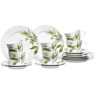 Ritzenhoff & Breker Kaffeeservice Evora, 18-teilig, Porzellan