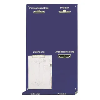 TKG Infotafel mit 4 Klammern
