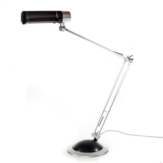 DbKW (Schwarz/Silber) T1419 Tischleuchte/Schreibtischleuchte. Lampe Leuchte Schreibtischlampe Tischlampe Nachttischleuchte ...