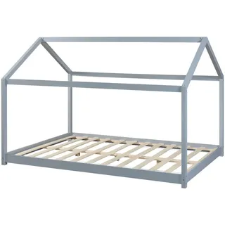 [en.casa] Hausbett Cerro 120 x 200 cm Kiefer grau