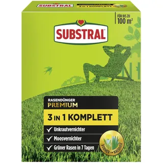 Substral 3 in 1 Komplett-Rasendünger 3,6 kg
