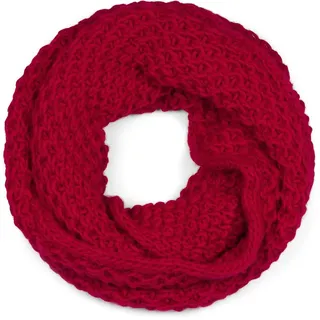 Stylebreaker Strick Loop Schal in Rot | Gr.: onesize