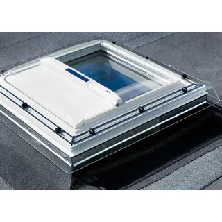 VELUX Solar-Hitzeschutz-Markise für Flachdach-Fenster  MSU 200060 5070WL Weiß transp. Solar