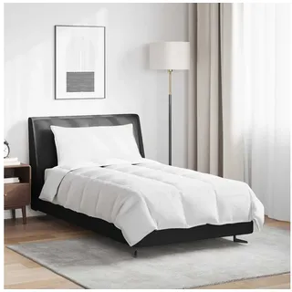 vidaXL Sommerdecke mit Kissen 2 pcs Weiß Daunenfeder