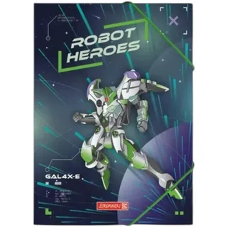 Brunnen Sammelmappe ROBOT HEROES A4 dunkelblau/mint 1 St.