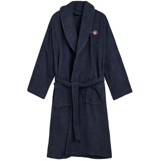 GANT Bademantel »Bademantel ARCHIVE SHIELD TERRY ROBE« Gant Dunkelblau