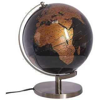 Beliani Globale Deko Skulptur Kunststoff 23 x 32 x 23 cm schwarz/gold