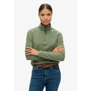 Superdry Fleecepullover POLAR FLEECE HALF ZIP grün L