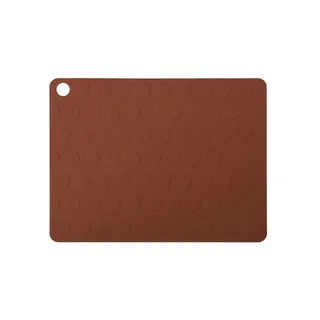 OYOY Dotto Platzdeckchen Rechteck Braun