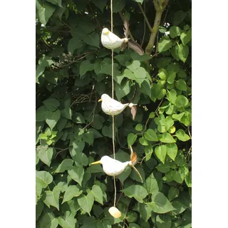 Leikor Windspiel 3 Möwen mit Ersatzfedern Flattermöwe Frieda mit Feder Propeller 80cm