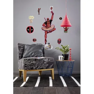 KOMAR Dekosticker Deadpool Derppool 50 x 70 cm