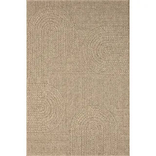 MERINOS Kenzy Outdoor-Teppich 60 x 90 cm Naturfarben
