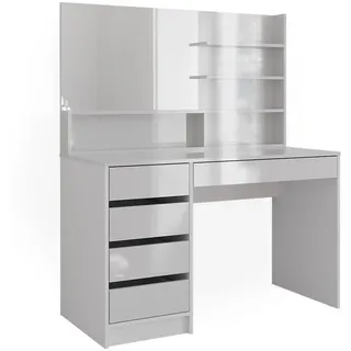 Vicco Schminktisch Sherry Weiß Hochglanz 120 x 75 cm Spiegel