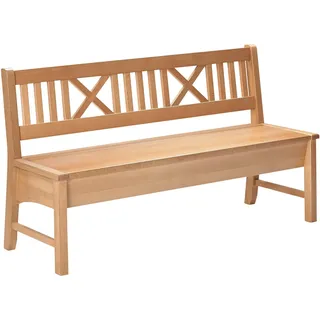58 aufm Kessel Sitzbank Deborah Rot 146 x 52 x 87 cm
