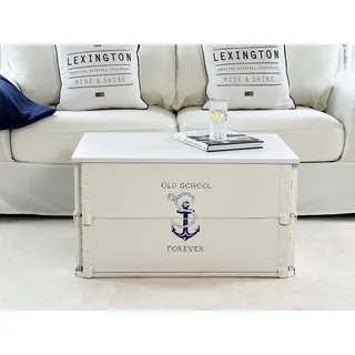 Truhe Couchtisch Holz massiv Wohnzimmertisch Truhentisch Kiste vintage shabby