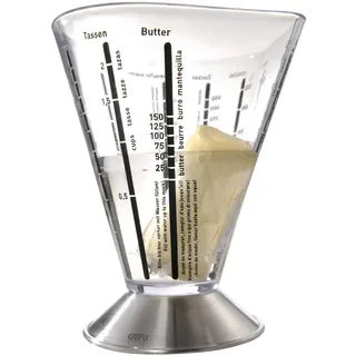 GEFU Messbecher Saturas Edelstahl Transparent Klar