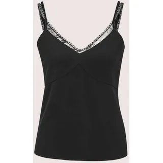 Madeleine Spitzentop Schwarz S