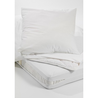 Bettbezug SETEX "EVOLON" Bettbezüge Gr. B/L: 135 cm x 200 cm, weiß Bettdeckenbezug Bettwäsche Bettwäsche, Bettlaken und Betttücher Bettbezüge