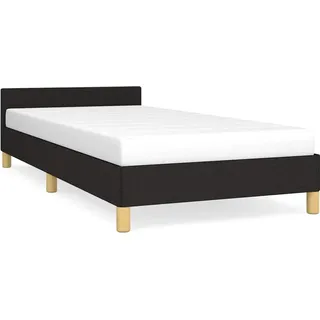 vidaXL Bettgestell 80 x 200 cm Schwarz