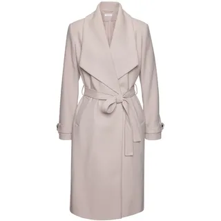 LASCANA Langmantel mit Bindegürtel und Taschen Beige 36