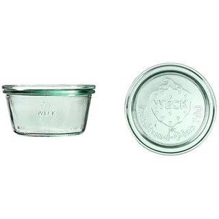 Weck Mold 290 ml 6-teiliges Glas mit Deckel | Zur Konservierung, Säften, luftdichter Aufbewahrung von trockenen Zutaten