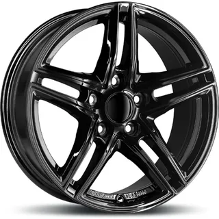 Borbet XR 6,5 x 16 5 x 112 ET22 Schwarz Glänzend