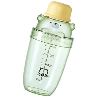 500 Ml Gelber Cocktailshaker Aus Kunststoff, Tragbar, Manueller Getränkemixer, Barzubehör Für Wein, Martini, Milchtee, Margarita