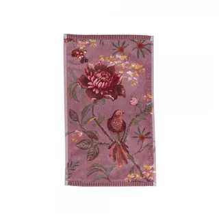 Pip Studio Secret Garden Gästehandtuch 30 x 50 cm rosa