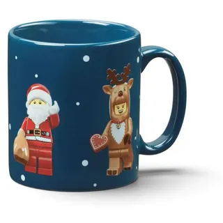 Keramikbecher „Weihnachten“ mit Minifiguren, 300 ml