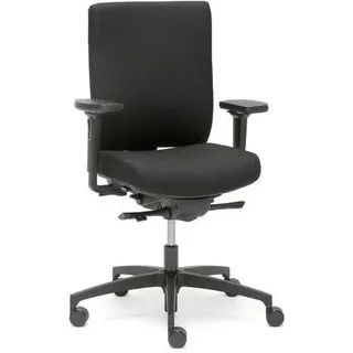 Dauphin, Bürostuhl, Drehstuhl AJ 4845 NPR Kunststoff Schwarz (41 - 55 cm)