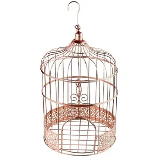 Käfig Spardose Geldbox roségold metall Vogelkäfig Hochzeit Geburtstag
