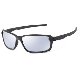FIDDY Sonnenbrille Polarisierte Unisex-Sonnenbrille, Outdoor-Fahrradbrille (1-St) Sportsonnenbrillen elastische Farbe bunte Brillenserie grau|schwarz|silberfarben|weiß