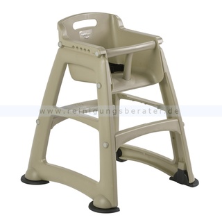 Kinderstuhl Rubbermaid Babystuhl Sturdy Chair Grau Hochstuhl mit Sicherheitsgurt