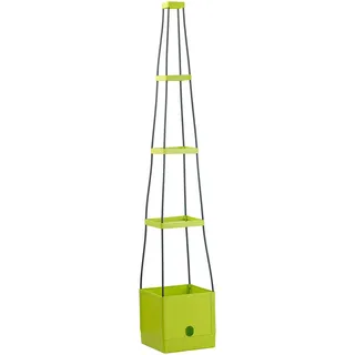 Royal Gardineer Pflanzturm: Pflanz-Turm mit Rankhilfe für Tomaten, mit 2,5-l-Wassertank (Tomatentopf, Tomaten Pflanzturm, Pflanzkübel Bewässerungssystem)