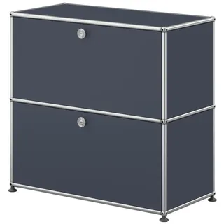 USM Haller Sideboard mit 2 Klapptüren Anthrazitgrau
