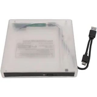 GOWENIC Gehäuse für Optisches Laufwerk, Typ C und USB 3.0, 5 Gbit/s, Externe CD-DVD-BD-Laufwerksbox, Kompatibel mit SATA-Laufwerk, Externes Gehäuse für Optisches Laufwerk für Laptop,