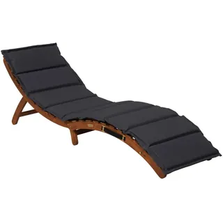 Merxx Honopu Sonnenliege 180 x 54 x 60 cm Grau