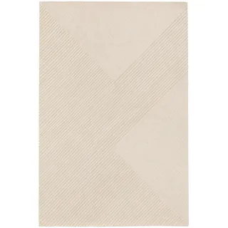 benuta Pure Wollteppich, Creme, Textil, Rechteckig, 120x170 cm, Gots, pflegeleicht, Teppiche & Böden, Teppiche, Naturteppiche