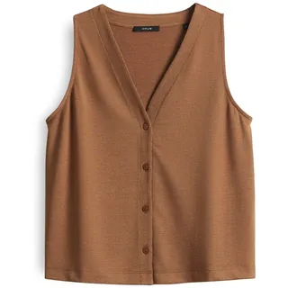 OPUS Damen Top | Jerseyweste ITTA Regular mit Komfortfaktor golden Oak, 42 - 42