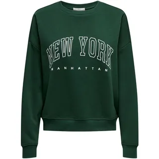 ONLY Damen Onlsweat Life L/S Crew O.Size State Noos Sweatshirt Mit Print (1er Pack) - L
