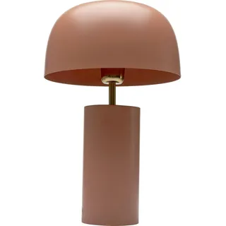 Kare Design Tischleuchte Loungy Terra, Braun, Tischlampe, Stahlgestell, Metall Schirm, kein Leuchtmittel inklusive, E14, Wohnzimmer, moderne Lampe, Designer Leuchte, Pilzlampe