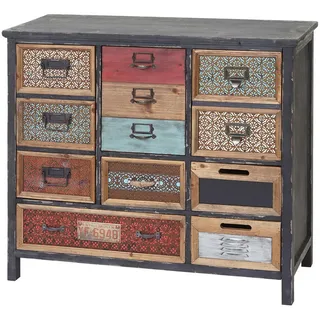 MCW Apotheker-Schrank Multicolor 90 x 84 x 32 cm Mehrfarbig