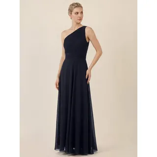 Apart Chiffonkleid mit One-Shoulder-Design blau 44