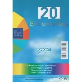 Stylex C6 114 x 162 mm 20 g/m2 Farbig 20 St. ohne Fenster